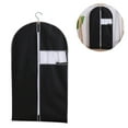 thumbnail image 2 of Set of 5 Hanging Garment Bags for Storage Breathbale Suit Cover for Closett Dust Suit Cover Protector with Zipper for Suit Coat, Jacket,Black,60x120cm, 2 of 8