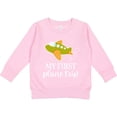 thumbnail image 2 of Inktastic My First Plane Trip Airplane Travel Toddler Sweatshirt, 2 of 4