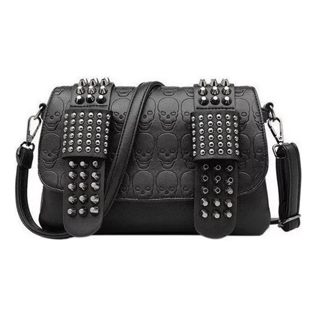 Bolso De Hombro Con Asa De Calavera Punk Para Mujer ShuxiuWang 9024715162861