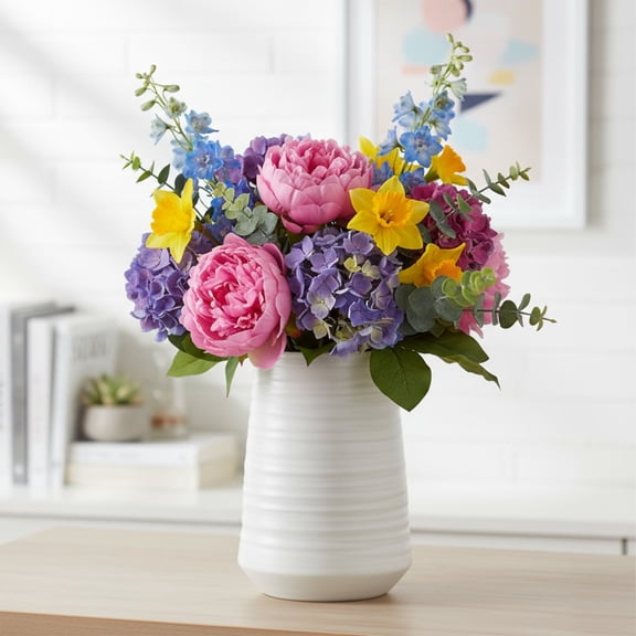 Avril Ceramic Round Vase