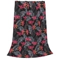 thumbnail image 2 of Balery Colorful Hawaii Palms Manta de Felpa Suave y Acogedora – Cobija de Franela Aterciopelada para Cama, Lavable y Cálida para Sofá, Mascotas, Transpirable-40"x30", 2 of 7