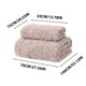 thumbnail image 3 of Toallas de baño, conjunto de dos piezas de toalla y toalla de baño, de vellón grueso con espalda de tortuga, suave, absorbente y de secado rápido, de terciopelo., 3 of 7