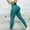 Green, variant on ITSAME Womens Workout Leggings, Tight Fitting High Waisted Hip Lifting Seamless Running Yoga Athletic Pants Wine L