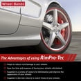 thumbnail image 5 of RimPro-Tec Rim Protector Car Rim, Silver Outer with 4X Inner Red From 13” To 22”, 5 of 7