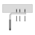 thumbnail image 4 of Gancho para colgar Bicicletas Alfer para Pared o Techo hasta 20 Kg, 4 of 4