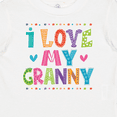 thumbnail image 4 of Inktastic I Love My Granny Cute Granddaughter Girls Baby T-Shirt, 4 of 5