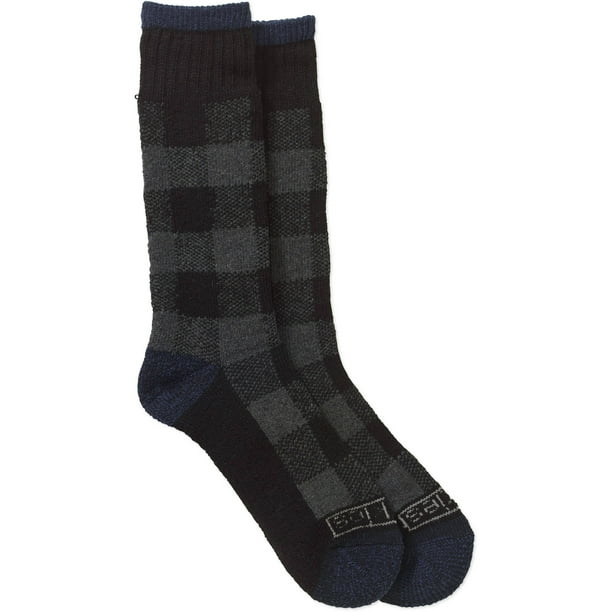 Dickies Dickies Men's Thermal Steel Toe Buffalo Plaid Crew Sock, 2