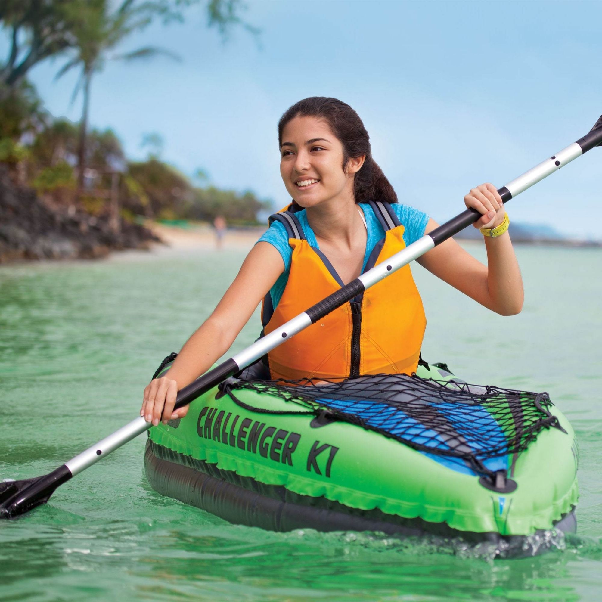 Intex Challenger K1 1-Person Inflatable Kayak photo 5