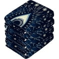 thumbnail image 4 of GZHJMY Blue Evil Eye Cotton Washcloths Set of 4, 12"x12" Super Soft Absorbent Wash Cloths Bathroom Face Cloths Fingertip Towels for Gym Hotel and Spa, 4 of 7