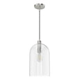 thumbnail image 1 of Open Box Hunter Fan Company Lochemeade 1 Bulb Glass Dome Hanging Pendant Light, 1 of 8