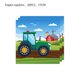 thumbnail image 3 of Decoración de fiesta de cumpleaños para niños, Tractor de granja verde, vehículo excavadora, placa desechable, Pancarta, globos, suministros para Baby Shower, 3 of 5