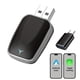 thumbnail image 1 of XHSGX Adaptador 2 en 1 CarPlay Android Auto cableado a inalámbrico compatible 99% coches originales USB USBC, 1 of 7