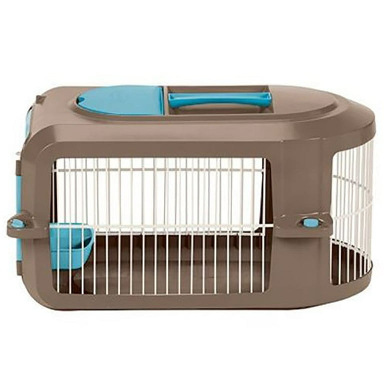 Suncast Personalizable Deluxe Small Pet Carrier with Food & Water