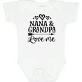 thumbnail image 3 of Inktastic Nana and Grandpa Love Me Girls Baby Bodysuit, 3 of 5