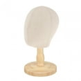 thumbnail image 3 of Mannequin Head s Display Model Kids Professional Freestanding Stand Holder Hat Display Holder Stand for Home Salon Brown, 3 of 10