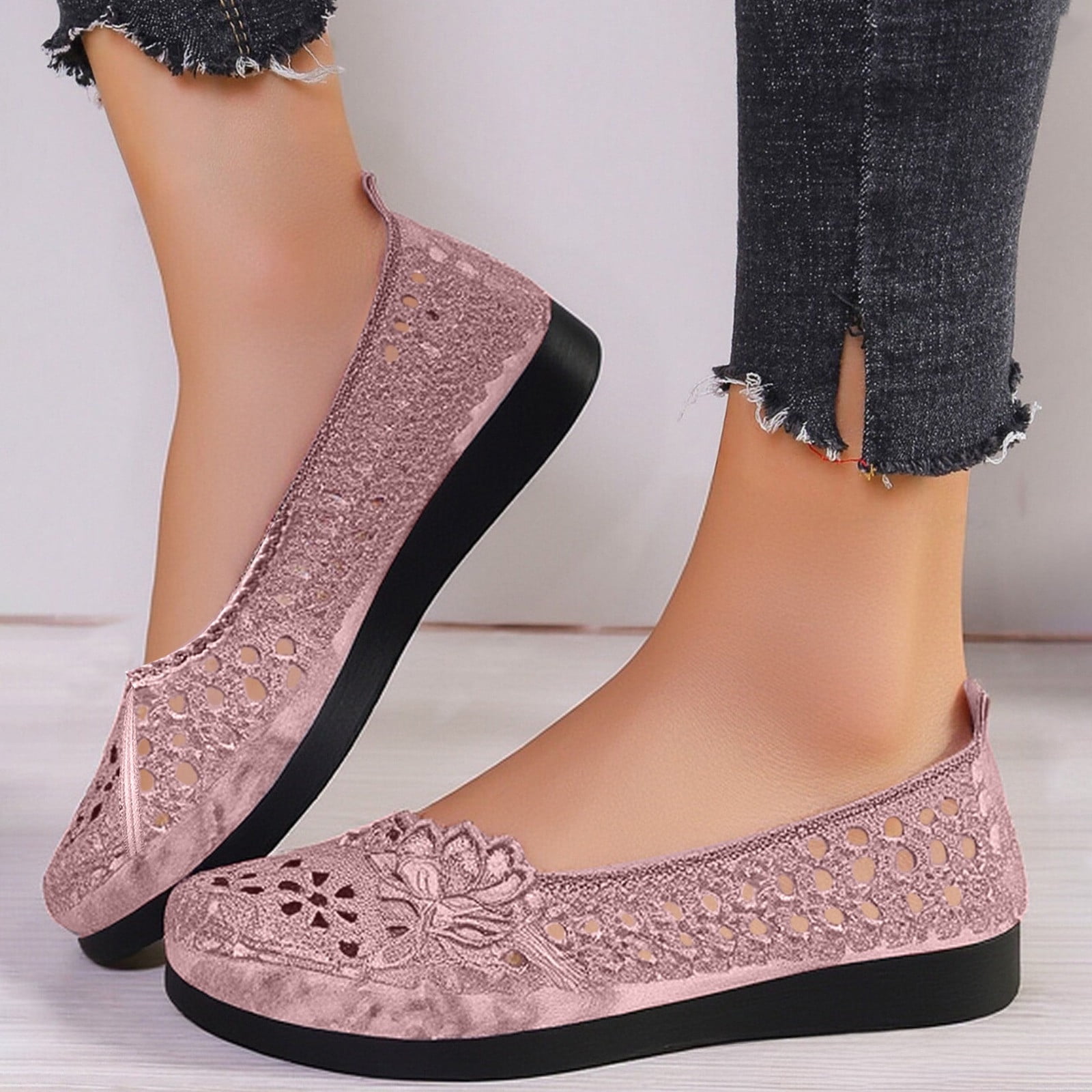 Flat Dress Shoes for Women Wide Width Women Tennis Shoes for Flat