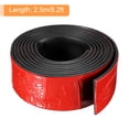 thumbnail image 2 of Uxcell 2"W x 1/8"T x 8'L Adhesive Rubber Strips Solid Neoprene Rubber Strips Sheet, 2 of 6