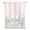 Pink, White, Blush, variant on Navy Blue Striped Tie Up Curtains for Small Windows,Adjustable Rod Pocket Valance 45 Inch Short, Farmhouse Aesthetic Modern Stripes Window Treatment Balloon Roman Blind Shade, 34" x 45"