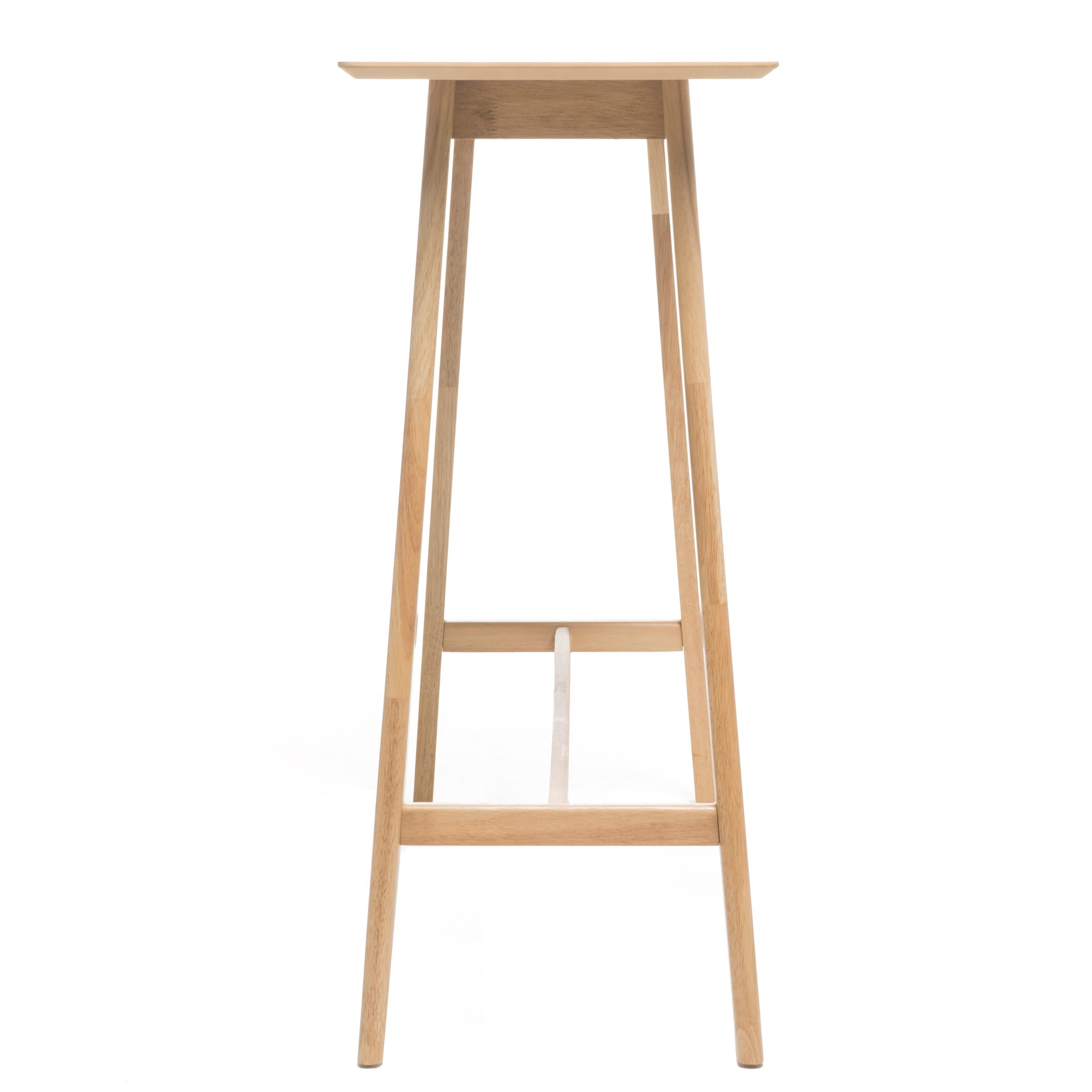Wood Bar Table 47.24 x 17.72 x 42.01 Inch, Natural Oak Finish Counter Height Dining Table for Kitchen Bar