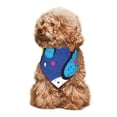 thumbnail image 4 of Goofa Abstract Color Splash Printing Dog Bandana ,Cat Scarf Adjustable Bib Handkerchief Accessories for Dogs Cats,Pet scarf,Pet fashion, 4 of 6