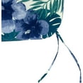 thumbnail image 5 of Outdoor Chair Cushions for  Furniture - Round Corner Outdoor Chair Cushions Water Resistance Seat Cushions with Ties (Green Flowers,17''x 16'',Set of 4), 5 of 12