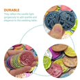 thumbnail image 3 of 100pcs Plastic Treasure Coins Colorful Reward Coins Carnival Party Game Coins, 3 of 4