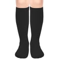 thumbnail image 5 of Kids Soccer Socks Toddler Soccer Socks Girls Boys Soccer Socks Kids Tube Socks with Stripes Toddler Knee High Socks 3 Pairs 1, 5 of 5