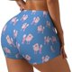 thumbnail image 1 of Balery Cute Poodle Dog Pantalones cortos de entrenamiento estampados para mujer, sin costuras, ajustados, para gimnasio, yoga, correr, deportes, ejercicio activo, fitness.-X-Large, 1 of 8