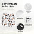 thumbnail image 5 of Disketp Halloween Dachshund Print Women's Shorts Workout Shorts for Athletic Gym Running Shorts with Phone Pockets Small, 5 of 8