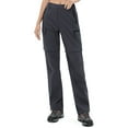 thumbnail image 2 of Wespornow Womens Quick Dry Zip Off Convertible Hiking Pants with 5 Pockets Camping Travel Safari Light Grey XXL, 2 of 8
