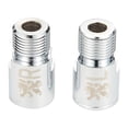 thumbnail image 2 of Extensores de pedales de bicicleta, adaptadores de pedal de eje extensible de 20 mm/0,79 pulgadas, ajustes de brazo de manivela plata Cola Pedal de bicicleta extendido, 2 of 8