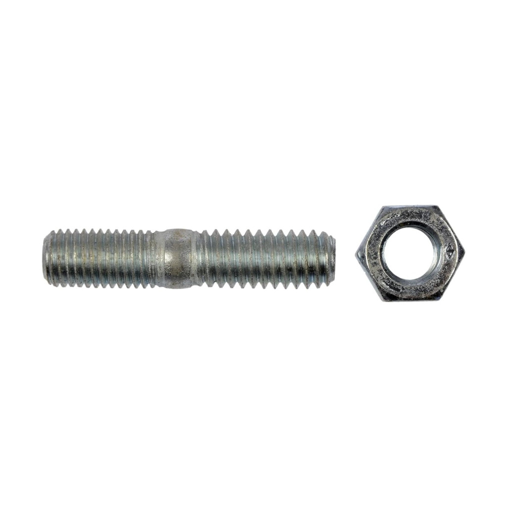 KarParts360 Double Ended Studs | Metal Material | Zinc | Rods/Flats/Angles Fastener Category | 5/16 Thread Diameter | 5/16-18 Inches Thread Size | 10 pieces