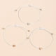 thumbnail image 3 of Diseño Bohemio Mujeres Accesorio Lindo Ornamento de Punto Pulsera Playa Corazón Pulseras, 3 of 5