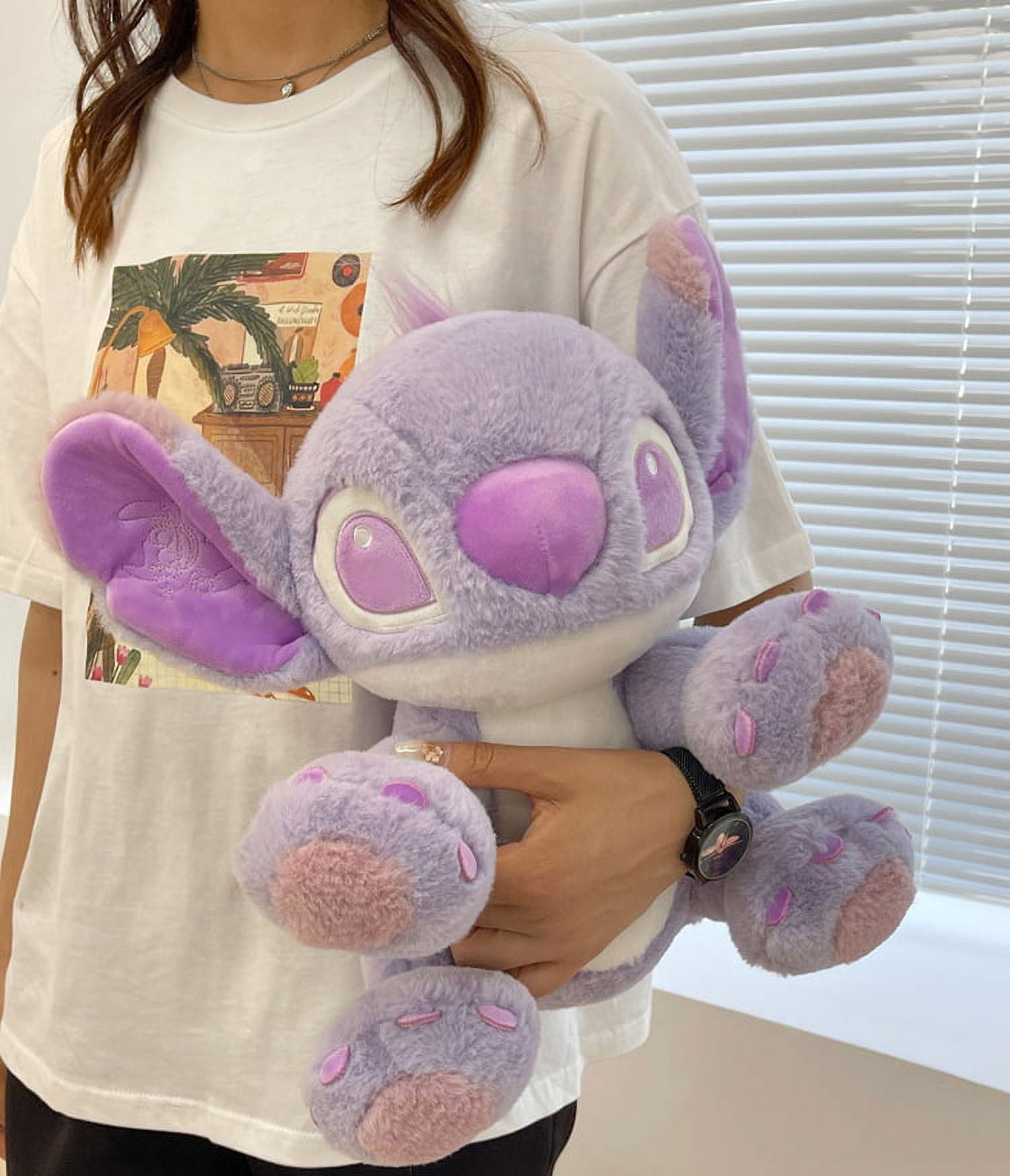 80cm Disney Lilo & Stitch Purple Stitch Plush Soft Toy Stuffed Doll Xmas  Gifts