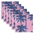 thumbnail image 6 of WOBOGO Palm Trees Cloth Napkins 6 Pieces Soft Elegant Touch Durable Absorbent Quick Drying for Elegant Dining, 6 of 8