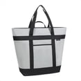 thumbnail image 2 of Bolsa Térmica Aislante, Bolsas Térmicas Suaves Reutilizables de 40 L, Bolsas Térmicas Portátiles A Prueba de Fugas para Comestibles, Color Gris Playa, 2 of 5