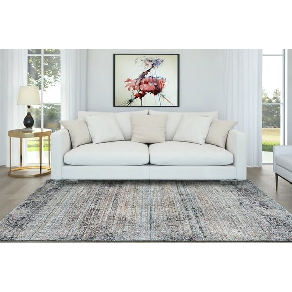 Couristan Luxor Barocco Antique Beige-Pewter Area Rug