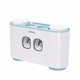 thumbnail image 1 of Estante de baño montaje en pared dispositivo exprimidor automático de pasta de dientes azul JM, 1 of 5