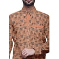 thumbnail image 3 of BESTMAN CottonÂ&nbsp;ShirtÂ&nbsp;For Men Long Sleeve Printed Spread CollarÂ&nbsp;Slim Casual Shirt, 3 of 5