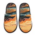 thumbnail image 1 of Balery Serene Ocean Sunset Pantuflas de Casa de Felpa Silenciosas con Diseño Estampado, Zapatillas Cómodas Antideslizantes de Algodón para Interior-Medium, 1 of 8