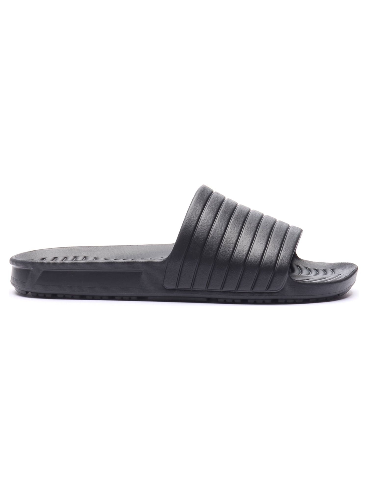 Athletic Works Men's Tunnel Slide Sandals Lightweight Slip-On Open