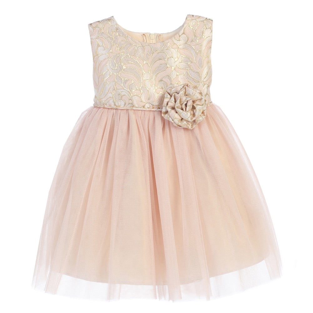 baby girl blush dress