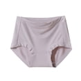 thumbnail image 2 of Underwear, modal high waisted underwear, 7A grade pure cotton antibacterial crotch underwear, seamless hip triangle pants, women's underwear, 3-piece set, 2 of 9