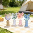 thumbnail image 4 of Ohufall Compact USB Rechargeable Mini Handheld Fan Portable Small Cooling Fan For Outdoor And Student Dorm, 4 of 4