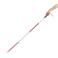 thumbnail image 1 of Canne Pliante pour Store, Canne Pliable Rouge et Blanche en Aluminium Sûre et Stable pour les Stores, 1 of 8