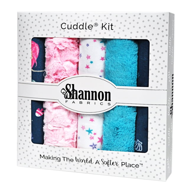 Shannon Fabrics Fabulous 5 Mermaid Tale Kit de Câlin