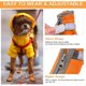 thumbnail image 4 of Zapatos impermeables para perros pequeños, paquete de 4, botas protectoras para perros, antideslizantes, reflectantes, protectores de patas, zapatos cálidos para cachorros, perros pequeños esquí esquí Gafas de esquí, 4 of 5
