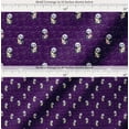 thumbnail image 2 of Soimoi Purple Cotton Poplin Fabric Bottle & Panda Dots Printed Fabric 1 Yard 42 Inch Wide, 2 of 7