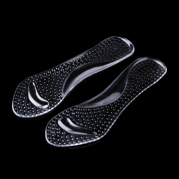 Soft Anti-pain Support Transparent Silicone Heels Thick Soles Women Pad