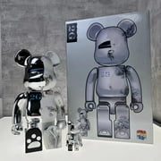 Bearbrick 400%+100% HajimeSorayama 2G Plating Robot Style 11 Inch Height Collection Gift Figure